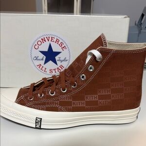 Converse x Kith Brown High-Top Sne